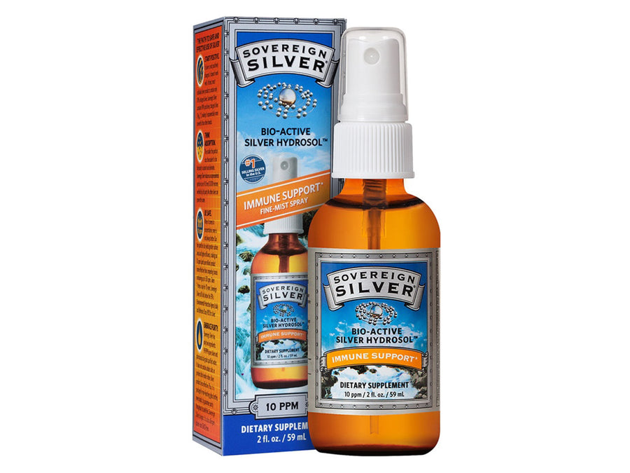 SOVEREIGN SILVER<br>Bio-Active Colloidal Silver 10PPM<br>Dog/Cat First Aid & Immunity