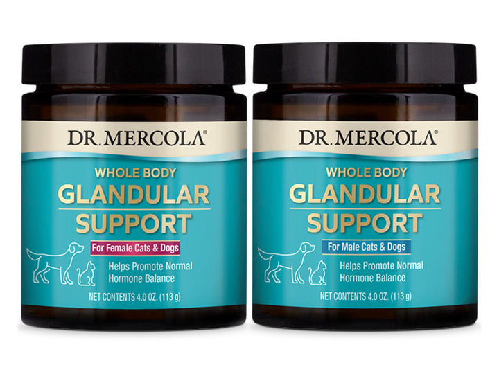 DR. MERCOLA<br>Whole Body Glandular Support<br>Brain, Gland & Organ<br>Dog/Cat Supplement