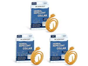 DR. MERCOLA<br>Herbal Repellent Collar<br>Dog/Cat Flea & Tick Prevention