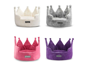 NANDOG<br>Crown Bed<br>Super Soft Luxe Dog/Cat Bed