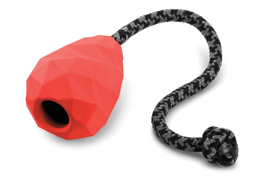 RUFFWEAR<br>Huck-a-Cone™<br>Rubber & Rope Tug & Fetch Toy<br>3 Colours