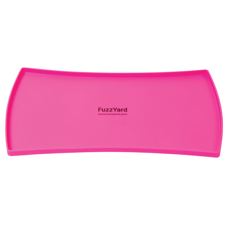 10% OFF ⏰ FUZZYARD<br>Pink Food-Grade Silicone<br>Spill-Proof Pet Feeding Mat